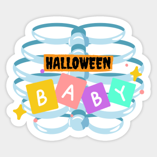 Halloween Baby Costume Sticker
